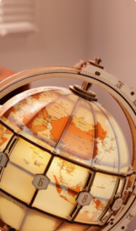 Luminous Globe w/ LED Lights 3D Wooden Puzzle - Image 4