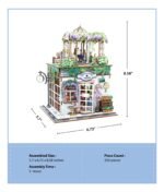 Wisteria Vine Flower Shop Book Nook - Image 5