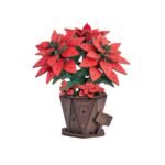 3D Wooden Puzzle – Poinsettia